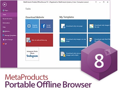 MetaProducts Portable Offline Browser v8.1.4896 - ITA
