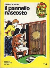 GIALLO DEI RAGAZZI # 114-FRANKLIN W. DIXON-IL PANNELLO NASCOSTO-1977-MONDADORI | eBay