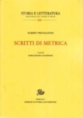 img Roberto Pretagostini – Scritti di Metrica (2011)