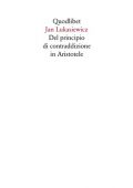 Jan Lukasiewicz - Del principio di contraddizione in Aristotele (2003) PDF