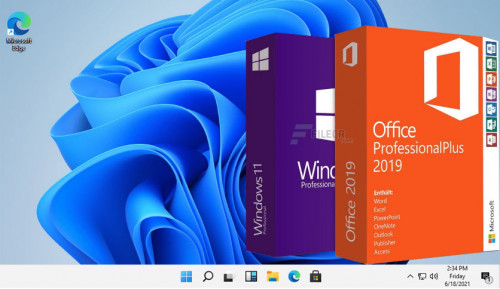 Windows 11 Pro + Office 2019 Pro Plus Build 22000.100