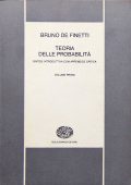 Bruno De Finetti  - Teoria delle probabilità. Sintesi introduttiva con appendice critica Voll.1-2 (1970) PDF