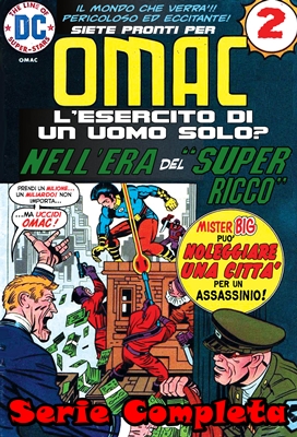 OMAC – Jack Kirby  – Serie Completa + (Colorazione Vintage) (16 Volumi) (1970)