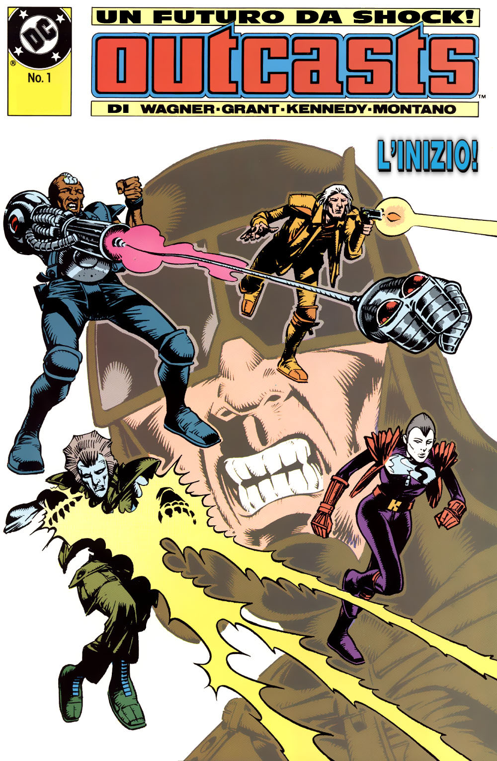 Outcasts – Serie Completa (12 Volumi) (Wagner-Grant, Kennedy-Montano) (DC Comics 1982) (a Colori)
