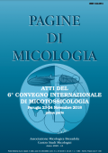 img Pagine di Micologia - Atti del 6° Convegno Internazionale di Micotossicologia (2021)