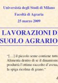 img Le Lavorazioni del Suolo Agrario (2009)