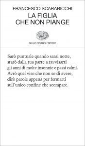 Francesco Scarabicchi – La figlia che non piange (2021)