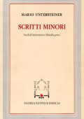 img Mario Untersteiner - Scritti minori. Studi di letteratura e filosofia greca (2000)