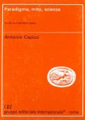 img Antonio Capizzi - Paradigma, mito, scienza. Studio sul pensiero greco (1995)