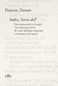 Dennis Duncan – Indice, storia dell’ (2022)