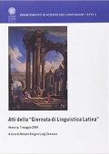 img Renato Oniga - Atti della Giornata di linguistica latina (2006)