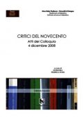 img Noemi Billo , Federica Rossi - Critici del novecento. Atti del Colloquio (2011)