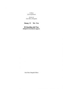 Huang Ti & Mo Tzu – Il giardino del Tao (1999)
