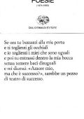 Patrizia Cavalli - Poesie (1974-1992)