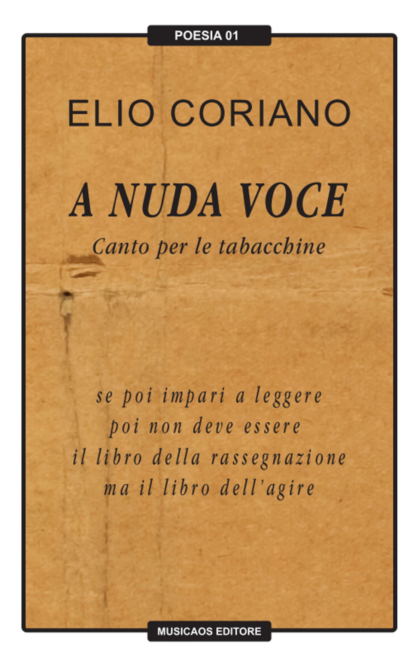Elio Coriano – A nuda voce (2015)