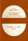 img Diego Marconi (a cura di) - La formalizzazione della dialettica. (1979)