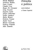 AA.VV.,  Bronislaw Baczko - Filosofia e politica : scritti dedicati a Cesare Luporini (1981) PDF