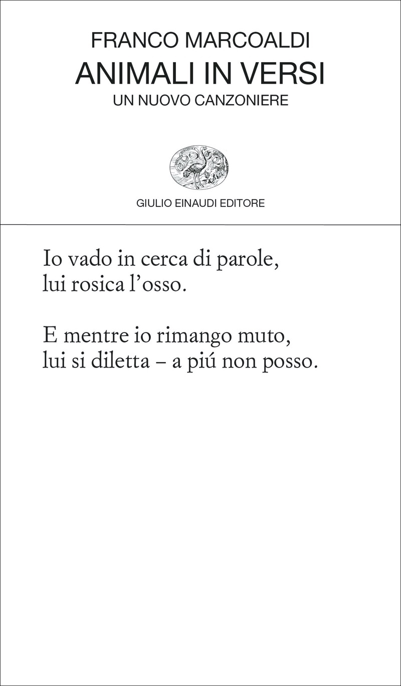 Franco Marcoaldi – Animali in versi. Un nuovo canzoniere (2022)