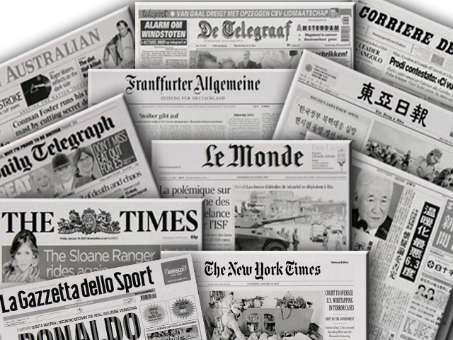 World’s newspapers 24 September, 2026 updated 11.55