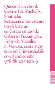 Cesare De Michelis – Settecento veneziano (2022)
