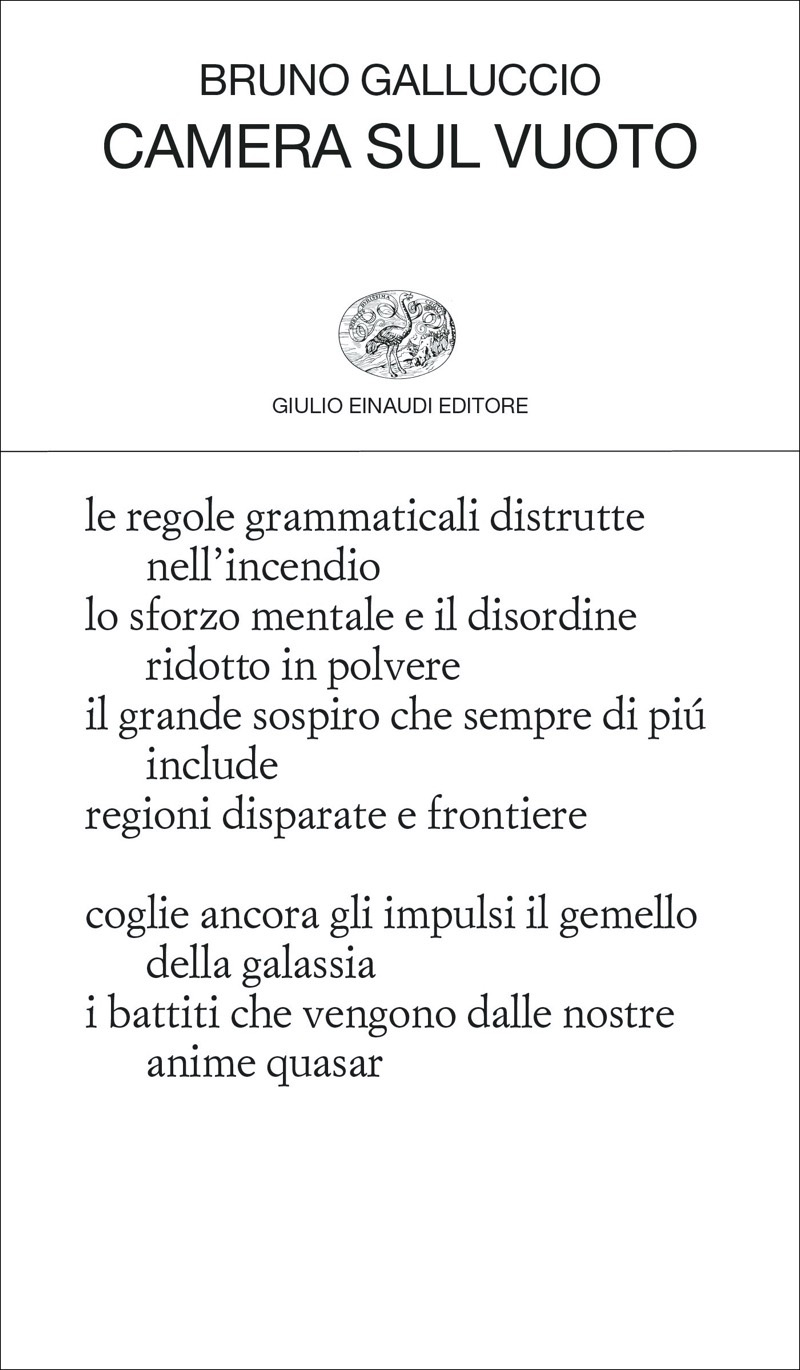 Bruno Galluccio – Camera sul vuoto (2022)