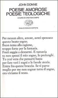 John Donne – Poesie amorose. Poesie teologiche (1977)