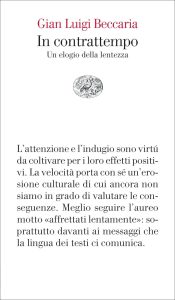 Gian Luigi Beccaria – In contrattempo (2022)