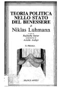 Niklas Luhmann - Teoria politica nello stato del benessere (1983)