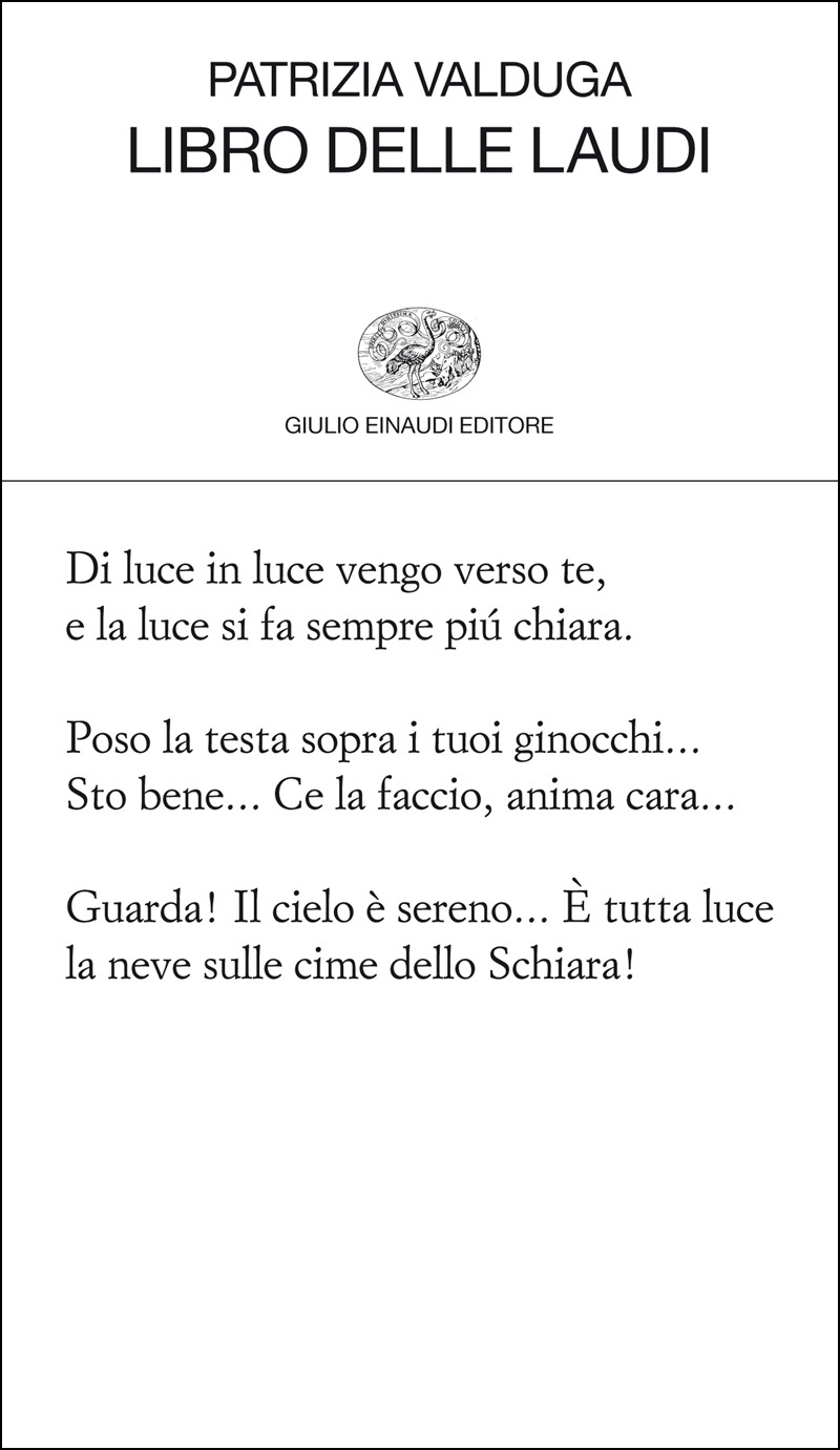 Patrizia Valduga – Libro delle laudi (2013)