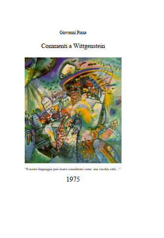 Giovanni Piana - Commenti a Wittgenstein (2002)