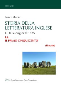 Franco Marucci – Storia della Letteratura Inglese. I.4. Il primo Cinquecento (2022)