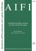 AA.VV. - L'attribuzione della creazione di valore nel private equity (2022)