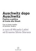 Micaela Latini, Erasmo Silvio Storace (a cura di) - Auschwitz dopo Auschwitz (2018)