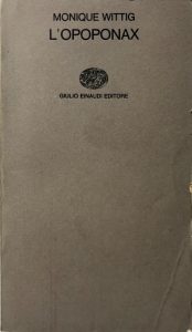 Monique Wittig, Clara Lusignoli – L’opoponax (1965) PDF