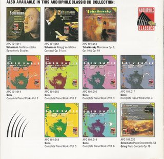 Erik Satie – Complete Piano Works [10CD] (1994-95) .Flac