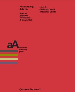 Giulio M. Cavalli, Riccardo Cavalli – Per una filologia della vita (2020)