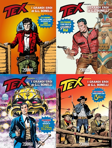 Tex Presenta – Collection (5 Volumi)(I Grandi Eroi Di G. L. Bonelli)(SBE 2019-2022)