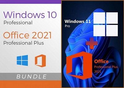 Microsoft Windows 10 / 11 Pro + Office 2021 Professional Plus AIO (2in1) – Agosto 2023 – ITA