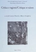 Lorenzo Bianchi, Alberto Postigliola  - Critica e ragione-Critique e raison.(2011)