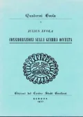 Julius Evola - Sugli Strumenti Della Guerra Occulta (1977)