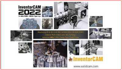 InventorCAM 2023 SP3 HF1 for Autodesk Inventor 2018-2024 x64 – ITA