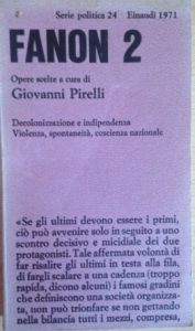Frantz Fanon –	Opere scelte Vol. 2 Decolonizzazione e indipendenza, violenza, spontaneità, coscienza nazionale (1971) PDF
