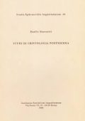 Manlio Simonetti - Studi di cristologia postnicena (2006) PDF