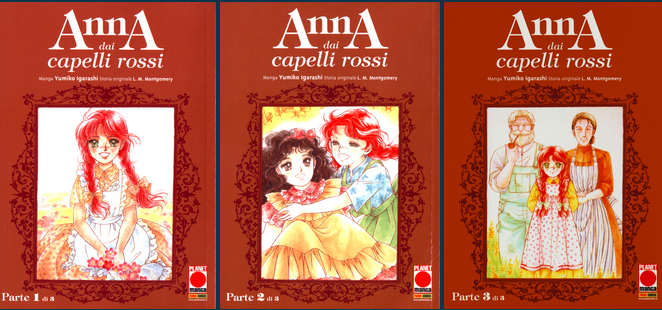 Anna dai capelli rossi – Serie Completa (3 Volumi)(Panini 2018)