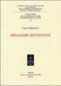Carlo Pernigotti - Menandri Sententiae (2008) PDF