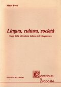 Mario Pozzi - Lingua, cultura, società : saggi sulla letteratura italiana del Cinquecento  (1989) PDF