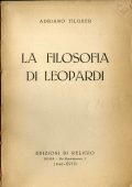 Adriano Tilgher - La filosofia di Leopardi (1940) PDF