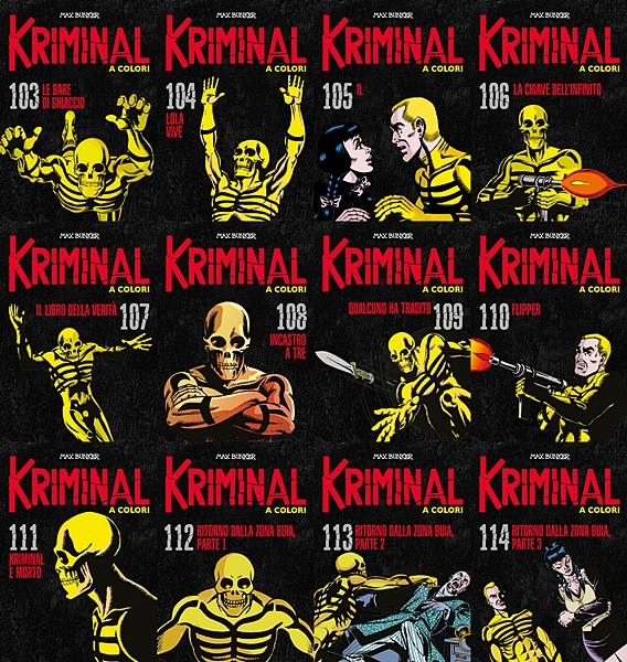 Kriminal A Colori – Serie Completa (114 volumi)(GDS)(RCS Quotidiani 2020-2022)