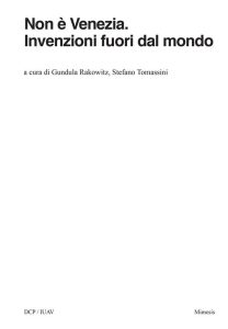 Gundula Rakowitz, Stefano Tomassini (a cura di) – Non è Venezia. Invenzioni fuori dal mondo (2023)