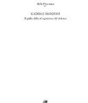 Aldo Pecoraro - Gadda e Manzoni. Il giallo della «Cognizione del dolore» (1996) PDF